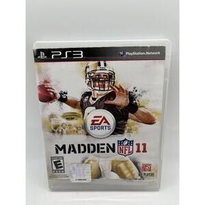 Madden NFL 11 2011 PS3 Sony PlayStation 3 CIB Complete Manual Pro Football Game